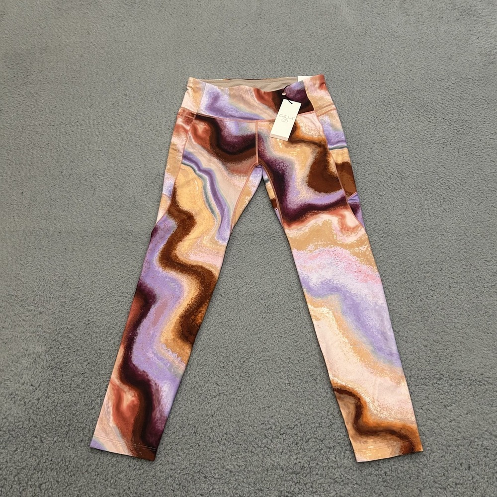 Calia By Carrie Underwood Pants Womens Medium Colorful Energize Leggings 7/8